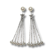Dangling Pearls Misty Fall Earrings